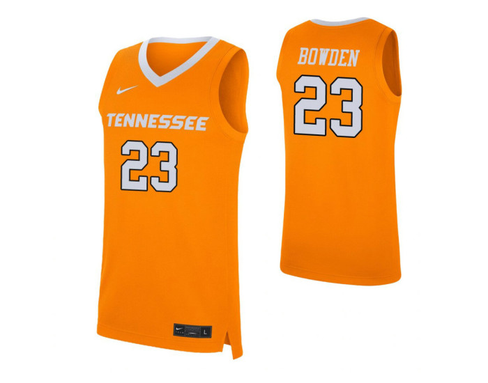 Tennessee Volunteers #23 Jordan Bowden Orange Replica College Basketball Jersey