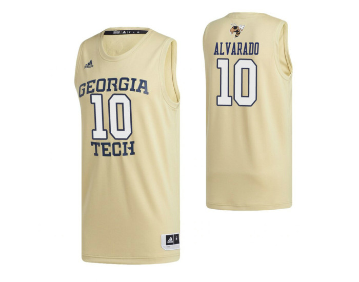 Georgia Tech Yellow Jackets 10 Jose Alvarado Swingman Jersey Gold