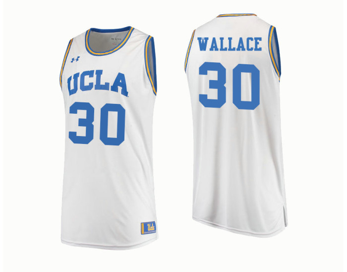 Youth UCLA Bruins #30 Joseph Wallace Authentic College Basketball Jersey White