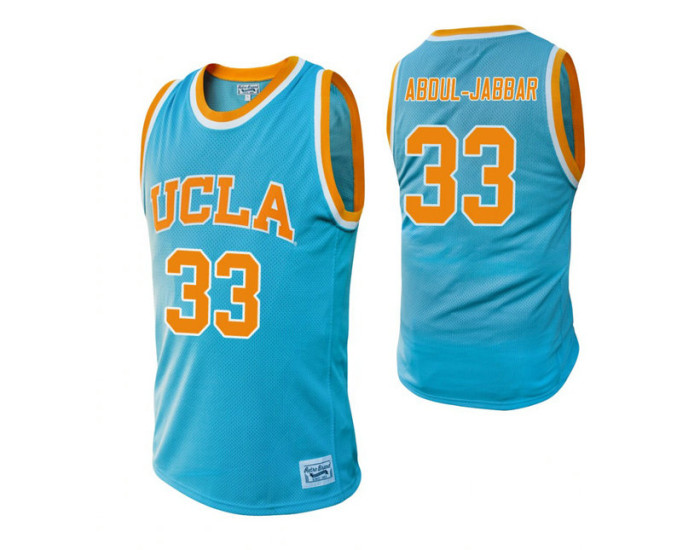 UCLA Bruins 33 Kareem Abdul-Jabbar Alumni Replica College Basketball Jersey Blue