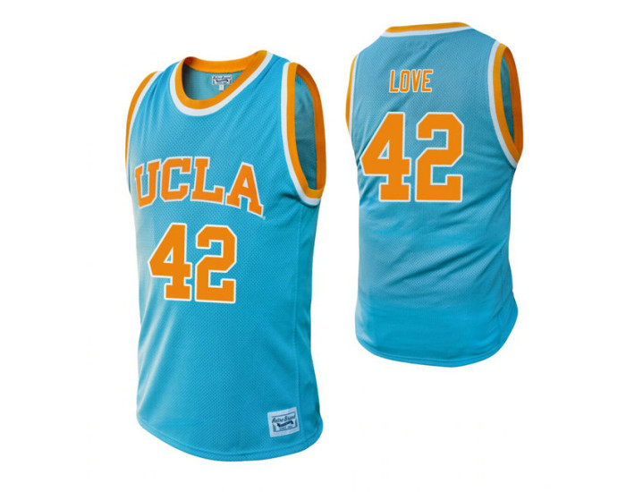Youth UCLA Bruins #42 Kevin Love Blue Replica College Basketball Jersey