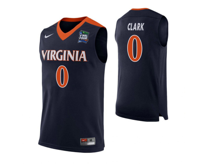 Youth Kihei Clark Virginia Cavaliers Navy 2019 Final Four Authentic College Basketball Jersey