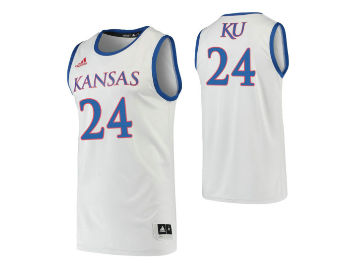 Kansas Jayhawks #24 Lagerald Vick Gray Authentic College Basketball Jersey