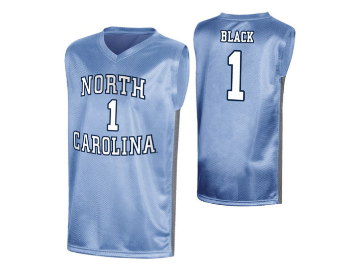 North Carolina Tar Heels #1 Leaky Black Royal Authentic College Basketball Jersey