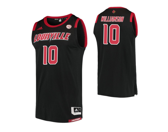 Louisville Cardinals Samuell Williamson Authentic College Basketball Jersey Black