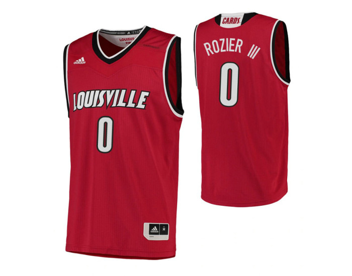 Louisville Cardinals #0 Terry Rozier III Replica College Basketball Jersey Red