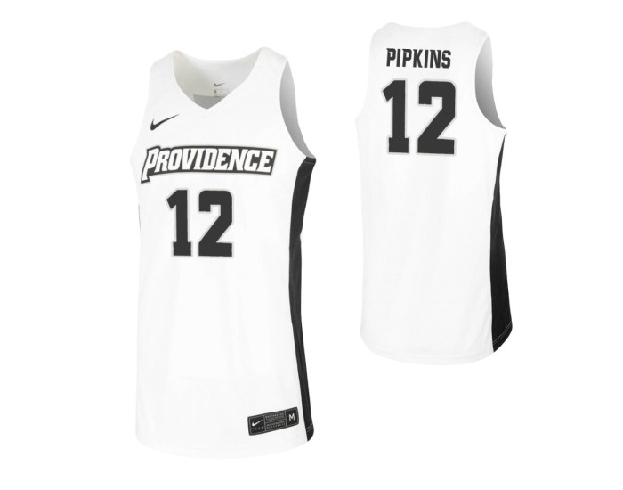 Luwane Pipkins Replica College Basketball Jersey White Providence Friars