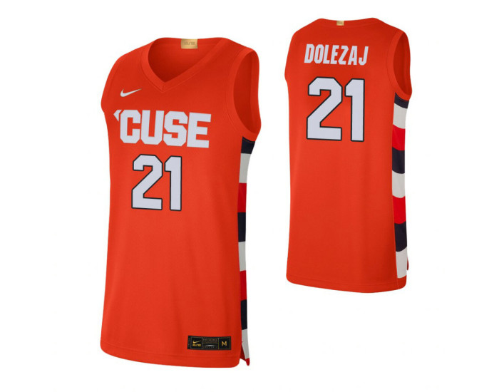 Syracuse Orange 21 Marek Dolezaj Alumni Limited Replica College Basketball Jersey Orange