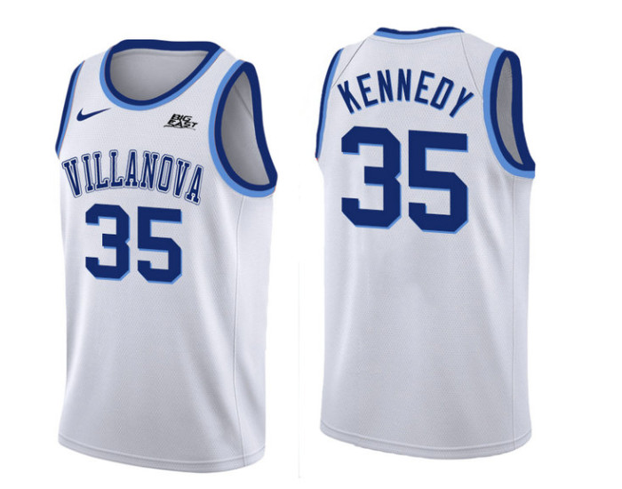 Villanova Wildcats #35 Matt Kennedy Authentic College Basketball Jersey White