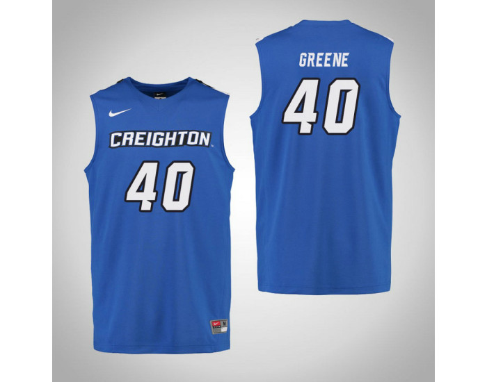 Youth Creighton Bluejays #40 Ali Greene Authentic College Basketball Jersey Royal
