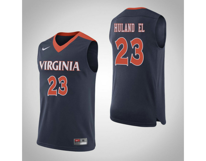 Virginia Cavaliers #23 Aliyah Huland El Replica College Basketball Jersey Navy
