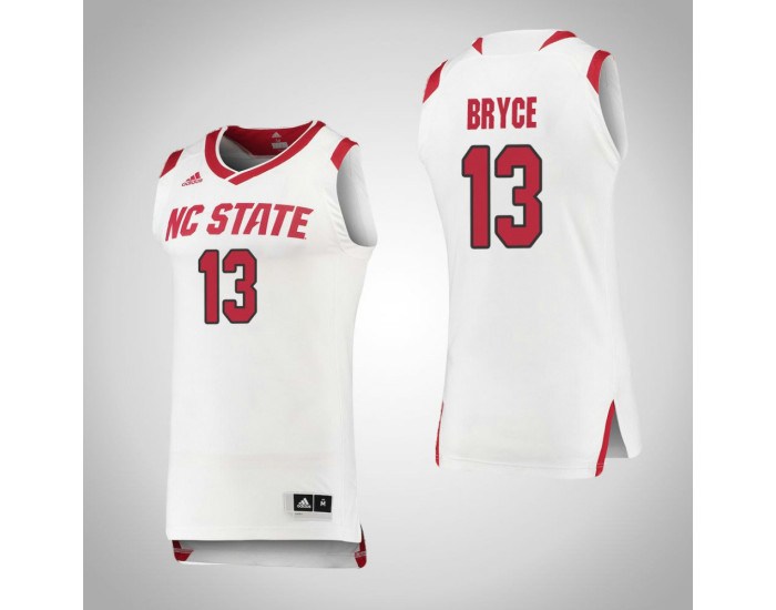 Youth NC State Wolfpack #13 C.J. Bryce Replica College Basketball Jersey White