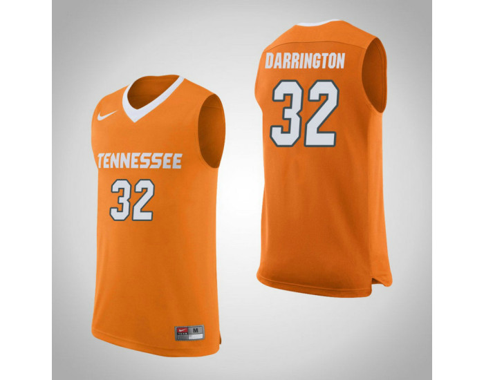 Tennessee Volunteers #32 Chris Darrington Authentic College Basketball Jersey Orange