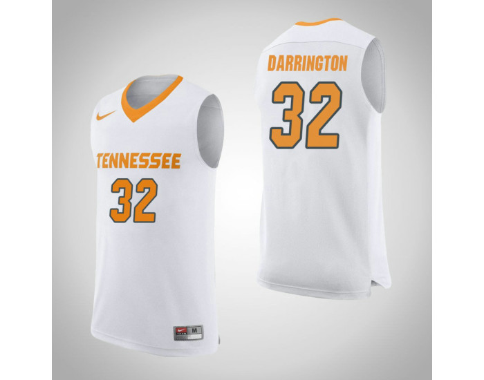 Youth Tennessee Volunteers #32 Chris Darrington Authentic College Basketball Jersey White