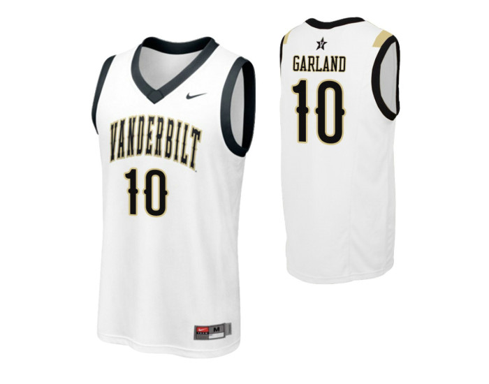Youth Vanderbilt Commodores Darius Garland Authentic College Basketball Jersey White
