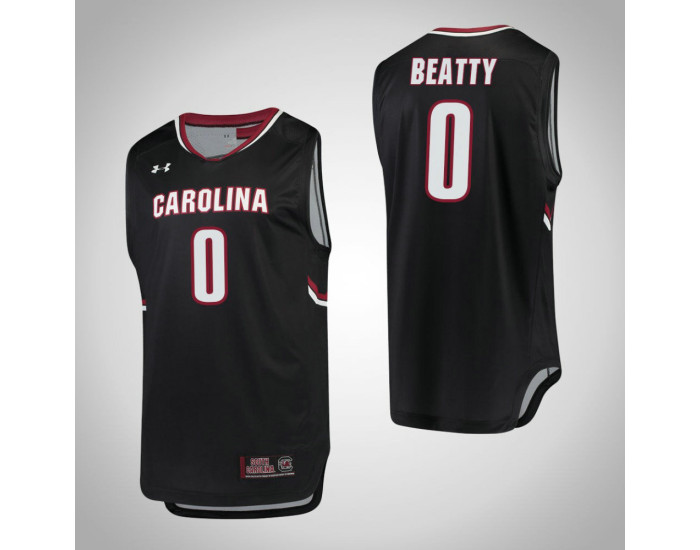 South Carolina Gamecocks #0 David Beatty Authentic College Basketball Jersey Black