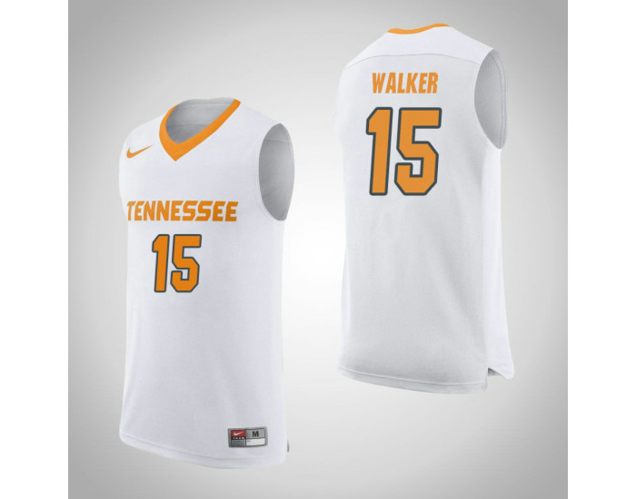 Tennessee Volunteers #15 Derrick Walker Replica College Basketball Jersey White