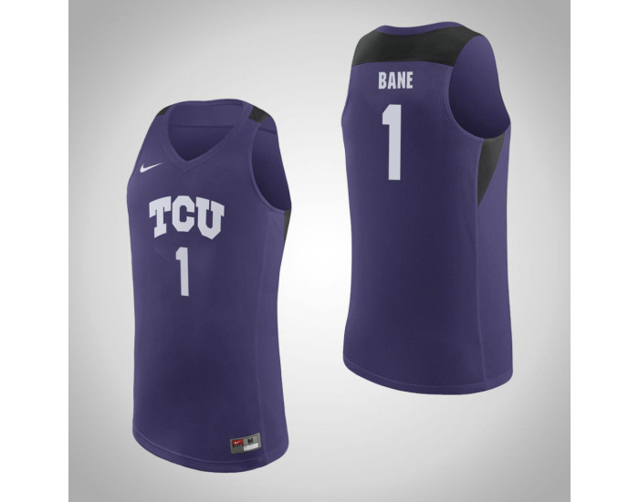 TCU Horned Frogs #1 Desmond Bane Authentic College Basketball Jersey Purple