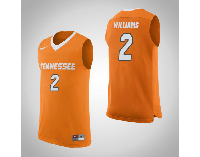 Tennessee Volunteers #2 Grant Williams Authentic College Basketball Jersey Orange