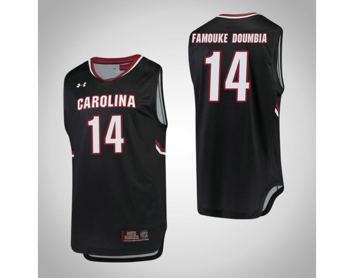 South Carolina Gamecocks #14 Ibrahim Famouke Doumbia Replica College Basketball Jersey Black
