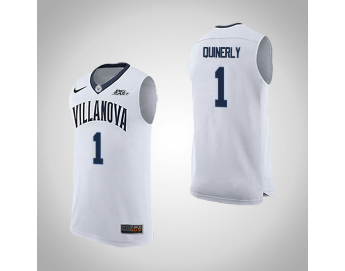 Youth Villanova Wildcats #1 Jahvon Quinerly Road Authentic College Basketball Jersey White
