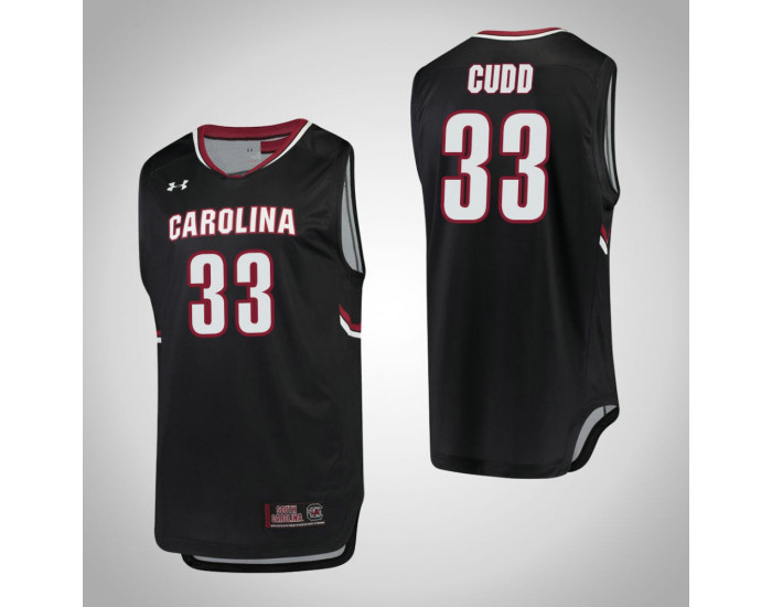 South Carolina Gamecocks #33 Jason Cudd Authentic College Basketball Jersey Black
