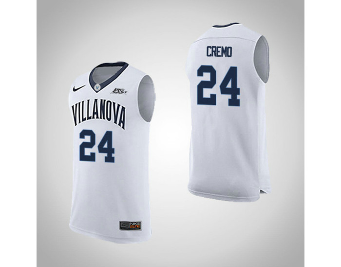 Villanova Wildcats #24 Joe Cremo Road Replica College Basketball Jersey White
