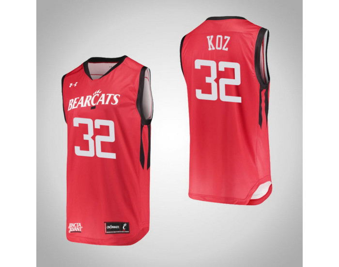 Cincinnati Bearcats #32 John Koz Authentic College Basketball Jersey Red