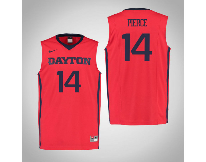 Dayton Flyers #14 Jordan Pierce Authentic College Basketball Jersey Red