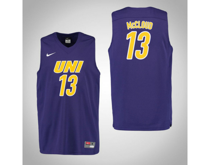 Youth Northern Iowa Panthers #13 Juwan McCloud Replica College Basketball Jersey Purple