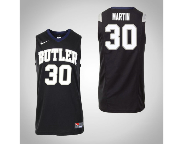 Youth Butler Bulldogs #30 Kelan Martin Master Replica College Basketball Jersey Black