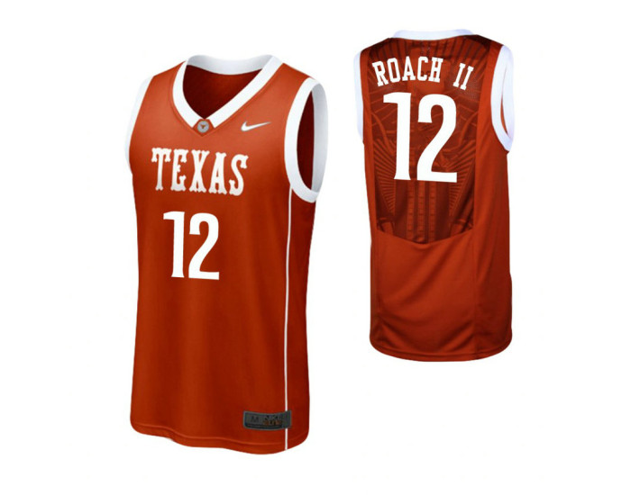 Youth Texas Longhorns #12 Kerwin Roach II Authentic College Basketball Jersey Burnt Orange