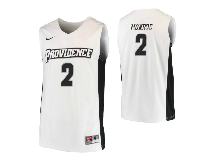 Youth Providence Friars #2 Kris Monroe Authentic College Basketball Jersey White