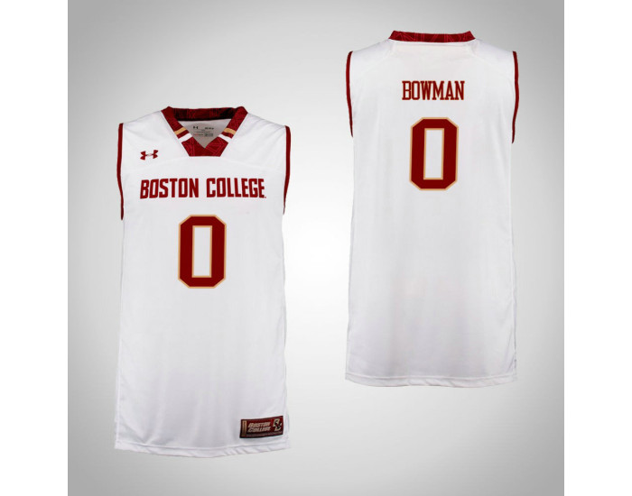 Youth Boston College Eagles #0 Ky Bowman Authentic College Basketball Jersey Cardinal