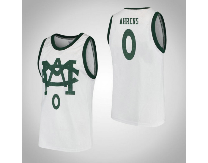 Youth Michigan State Spartans #0 Kyle Ahrens Vault MAC Authentic College Basketball Jersey White