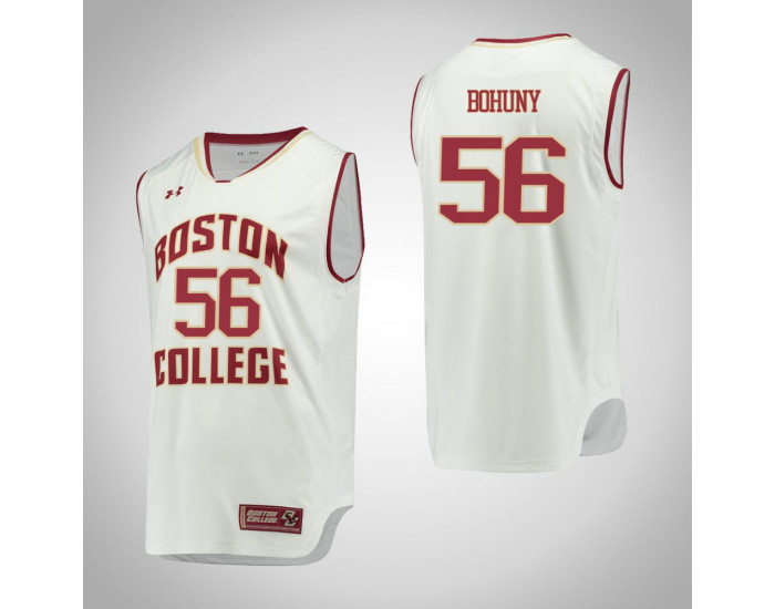 Youth Boston College Eagles #56 Mac Bohuny Authentic College Basketball Jersey White