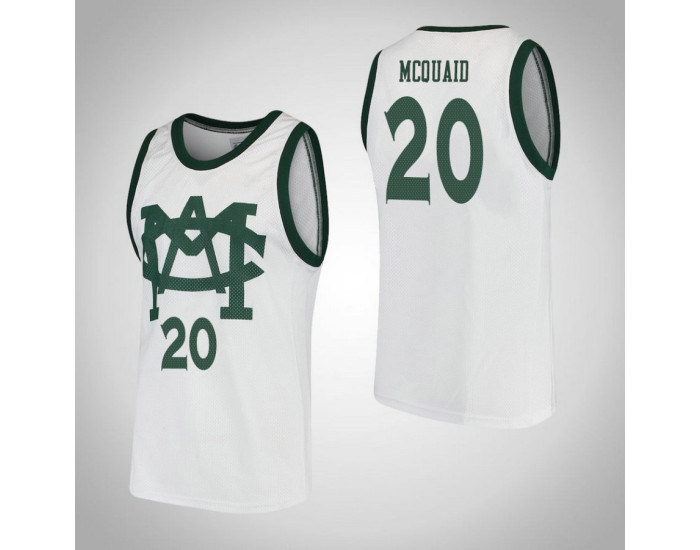 Youth Michigan State Spartans #20 Matt McQuaid Vault MAC Authentic College Basketball Jersey White
