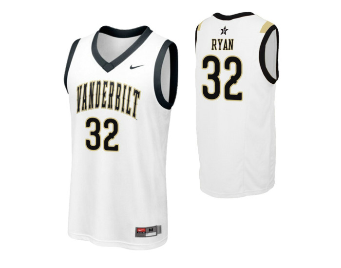 Vanderbilt Commodores Matt Ryan Authentic College Basketball Jersey White