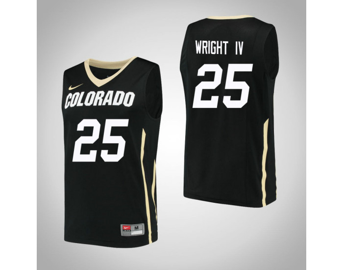Youth Colorado Buffaloes #25 McKinley Wright IV Replica College Basketball Jersey Black