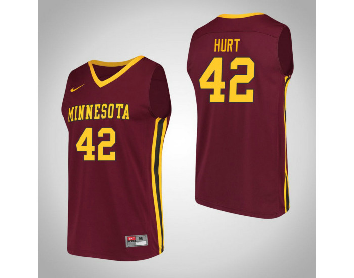 Youth Minnesota Golden Gophers #42 Michael Hurt Performance Authentic College Basketball Jersey Maroon