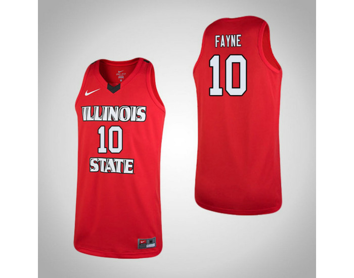 Youth Illinois State Redbirds #10 Phil Fayne Authentic College Basketball Jersey Red