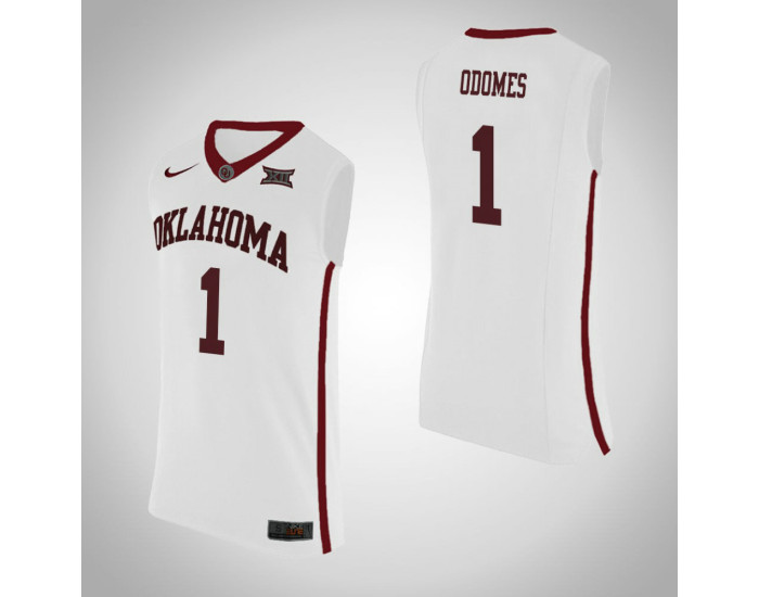 Oklahoma Sooners #1 Rashard Odomes Replica College Basketball Jersey White