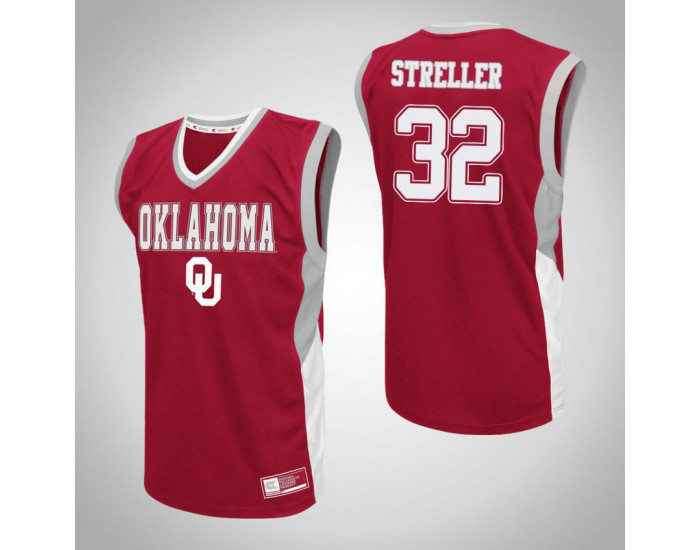 Youth Oklahoma Sooners #32 Read Streller Fadeaway Authentic College Basketball Jersey Red
