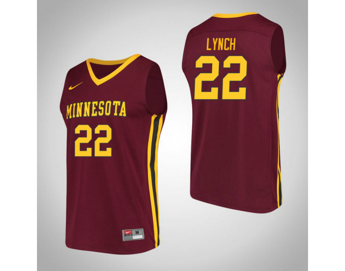 Youth Minnesota Golden Gophers #22 Reggie Lynch Performance Authentic College Basketball Jersey Maroon