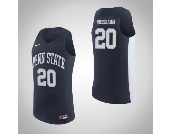 Youth Penn State Nittany Lions #20 Taylor Nussbaum Authentic College Basketball Jersey Navy