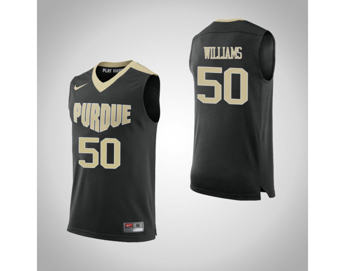 Purdue Boilermakers #50 Trevion Williams Authentic College Basketball Jersey Black