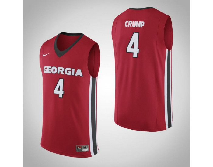 Youth Georgia Bulldogs #4 Tyree Crump Authentic College Basketball Jersey Red