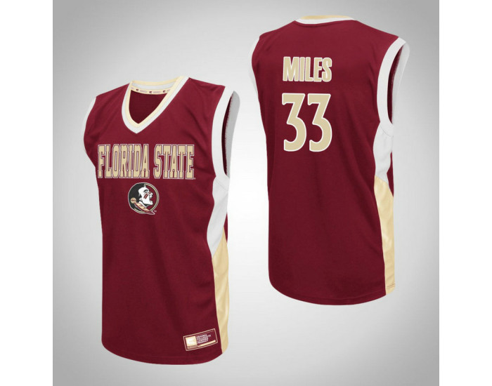 Florida State Seminoles #33 Will Miles Fadeaway Authentic College Basketball Jersey Red