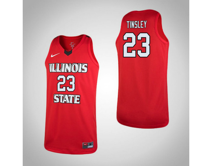 Illinois State Redbirds #23 William Tinsley Authentic College Basketball Jersey Red