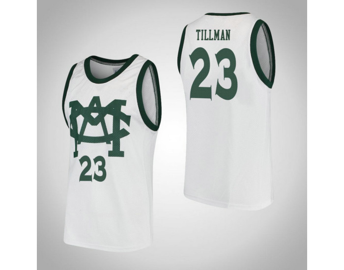 Michigan State Spartans #23 Xavier Tillman Vault MAC Replica College Basketball Jersey White